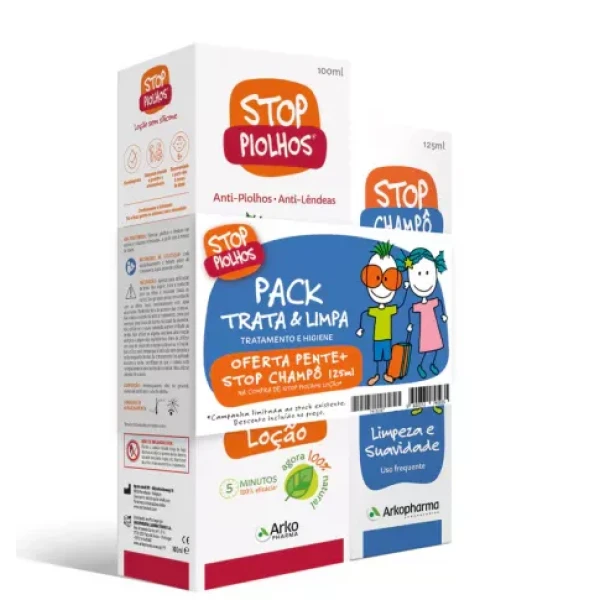 Stop Piolhos Pack Trata & Limpa - Loção + Champô